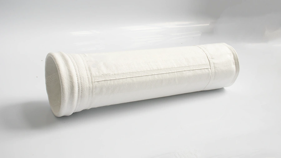 Коррозиялық түтін газына арналған PTFE спанлейс сүзгі қапшығы